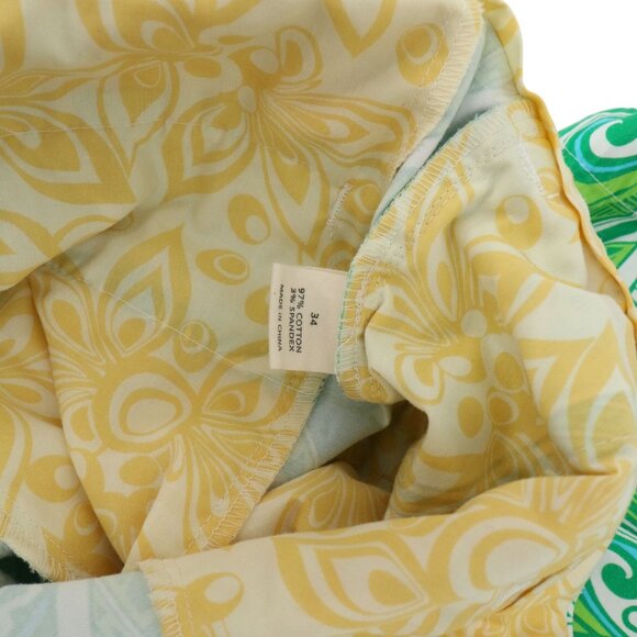 Loudmouth Golf Abstract Print Blue Green Men's Shorts 34 - Picture 5 of 5